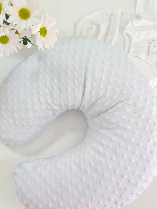 Cojín Lactancia-Almohada de Lactancia Ajustable y Ergonómica-Cojín de Lactancia y Embarazo-Funda Extraíble y Lavable 100% Algodón-Almohada de Apoyo Antireflujo Máximo Confort