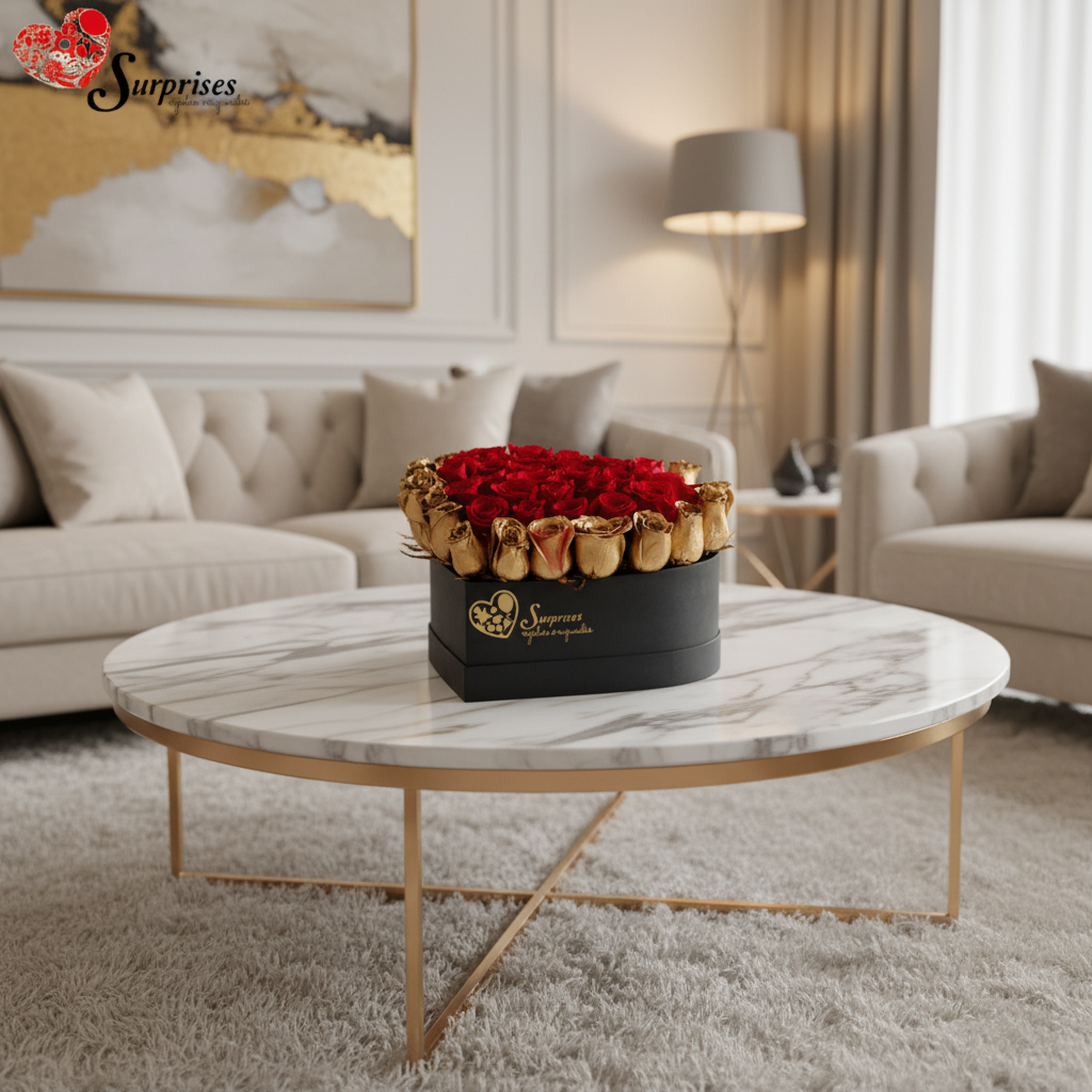 Buchón 200 rosas cuadrado